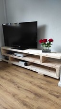 Rustic Wood TV Unit, Solid