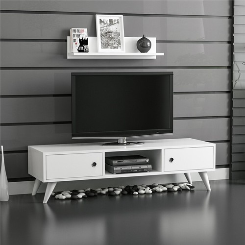 Aspen unit 130cm white - tv, -130cm