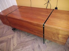 Walnut And Glass Media Unit/TV