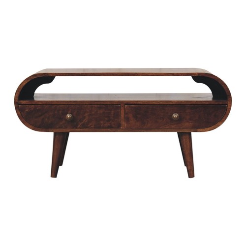 Catsear walnut circular - circular, tv