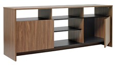  Turin 2 Door TV Unit - Black
