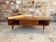 Mid Century Corner TV Unit