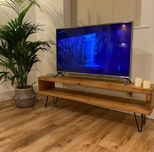 Hairpin legs stand tv - tv, stand/tv