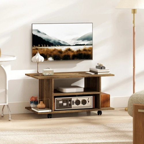 Mobile stand with shelves - mobile, tv