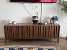 Walnut Oak TV Console Media